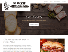 Tablet Screenshot of lilpickle.com